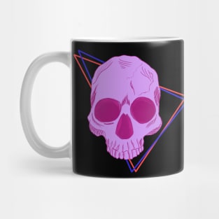 Purple Skull in triangle Mug